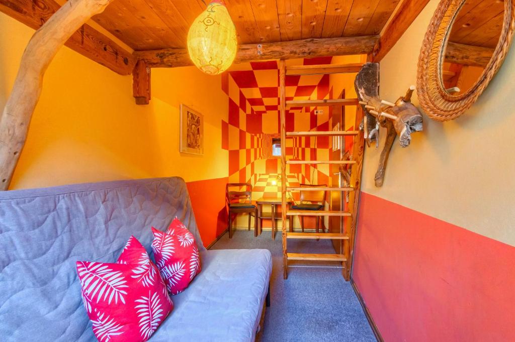 Posezení v ubytování Hostel Lollis Homestay Dresden