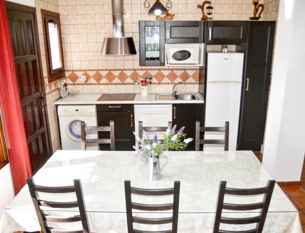 Kuchyň nebo kuchyňský kout v ubytování Casa Rural Aya I