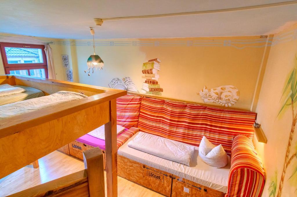 Posezení v ubytování Hostel Lollis Homestay Dresden