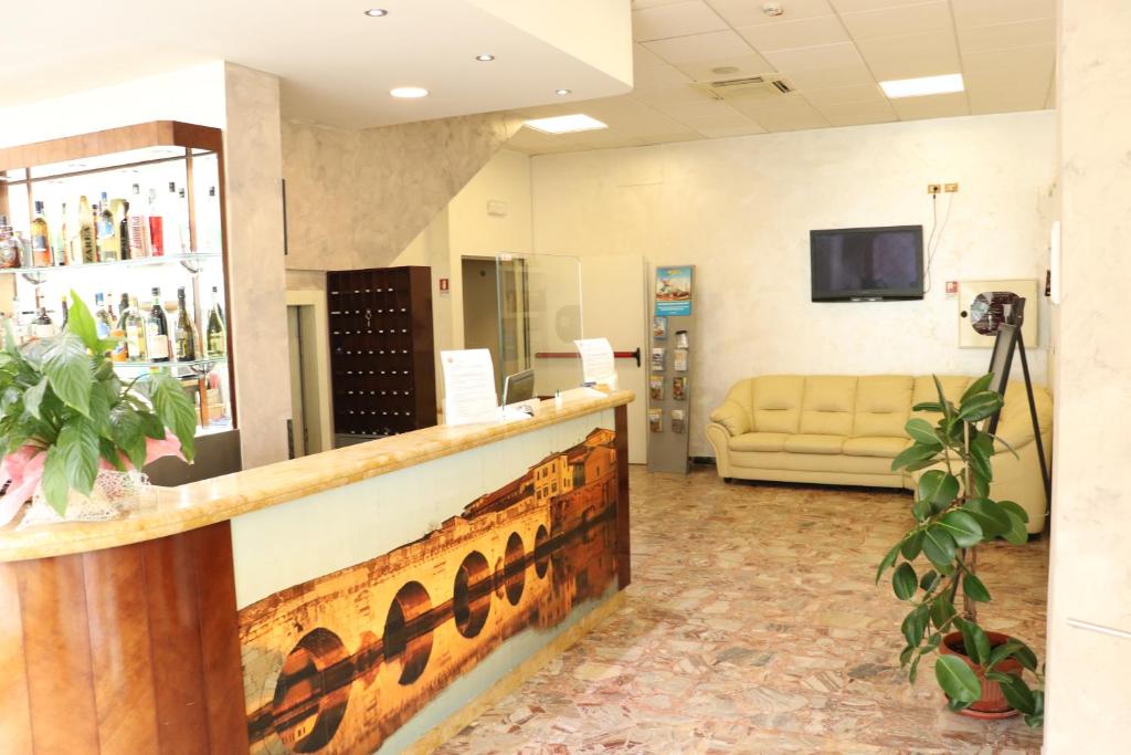 TV a/nebo společenská místnost v ubytování Hotel Morolli
