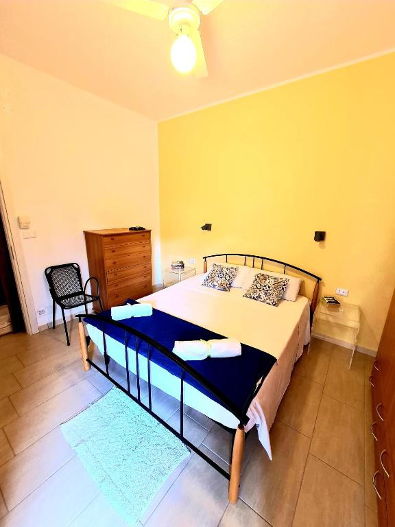 Łóżko lub łóżka w pokoju w obiekcie Casa Vacanze Sea-Life