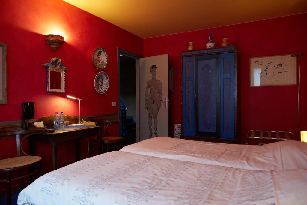 Postel nebo postele na pokoji v ubytování Focus Hotel