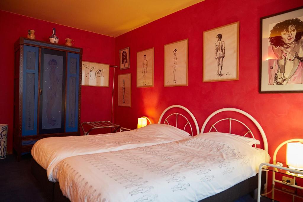 Postel nebo postele na pokoji v ubytování Focus Hotel