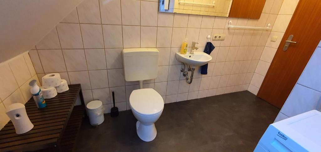 Koupelna v ubytování Apartment Marx