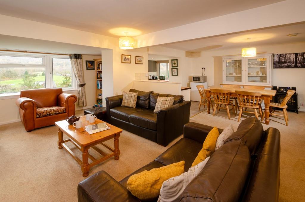 Χώρος καθιστικού στο Langdale Hideaway
