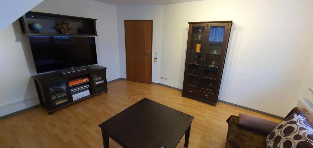 TV a/nebo společenská místnost v ubytování Apartment Marx