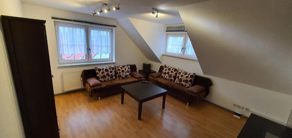 Posezení v ubytování Apartment Marx