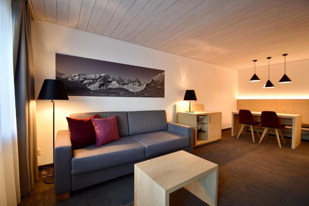 Posezení v ubytování Hotel Laaxerhof