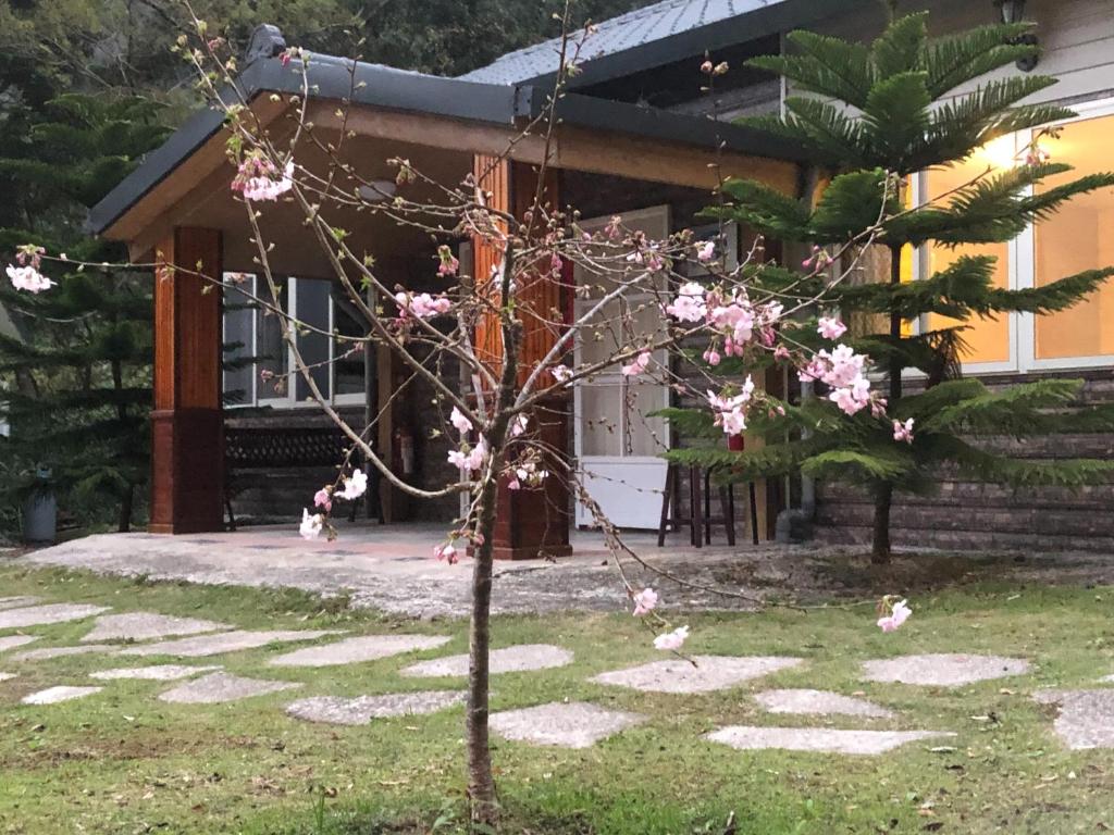 Garður fyrir utan 溪景生態農莊 桃園市民宿037號