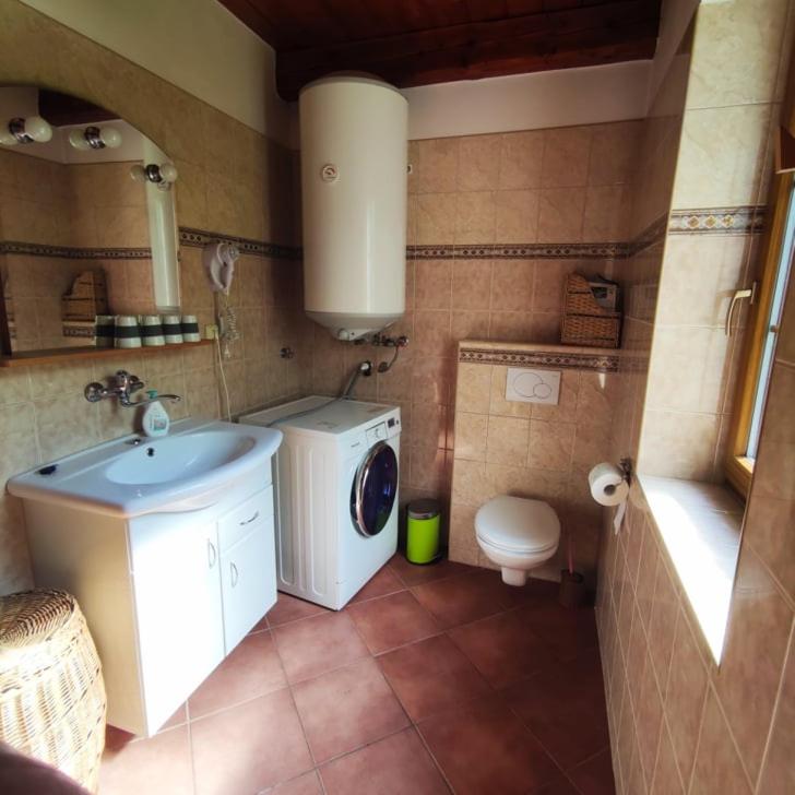 Koupelna v ubytování Chalet Horní Orlice