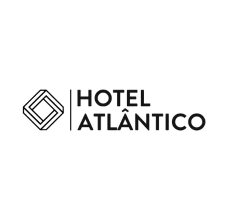 a logo for a hotel atlanta at Hotel Atlântico in Americana