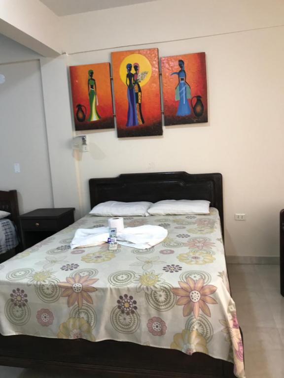 Postel nebo postele na pokoji v ubytování Hotel Viru Viru II