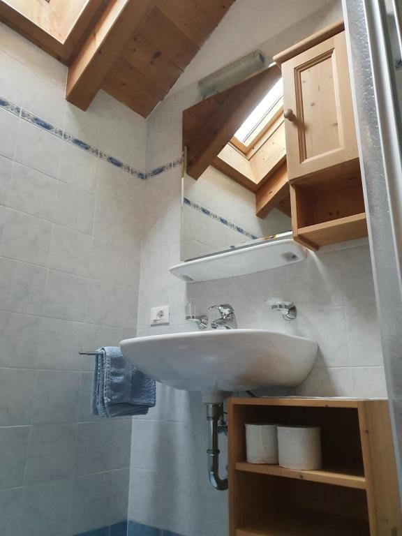Koupelna v ubytování Kramerhof