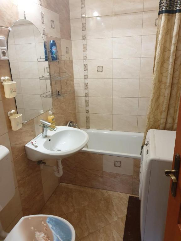 Kúpeľňa v ubytovaní Casino Zugló