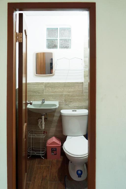 Koupelna v ubytování Casa IWANA