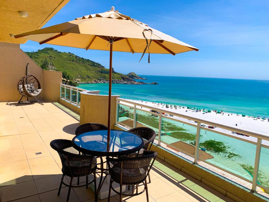  Luxuosa Cobertura beira mar Praia Grande