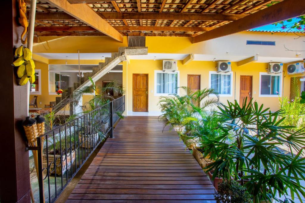 Balkón nebo terasa v ubytování Pousada Quatro Estações Paraty