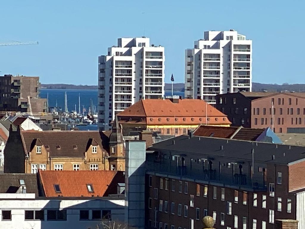 Nespecifikovaný výhled na destinaci Horsens nebo výhled na město při pohledu z hotelu