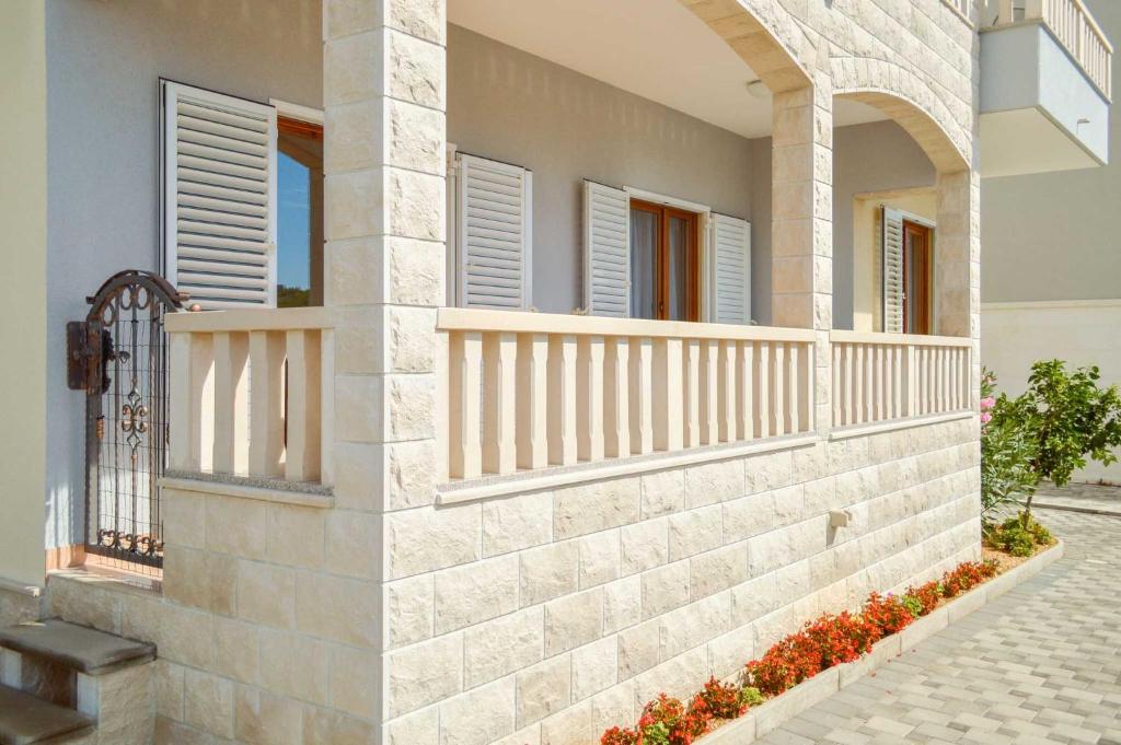 Balkón alebo terasa v ubytovaní Apartments Turić
