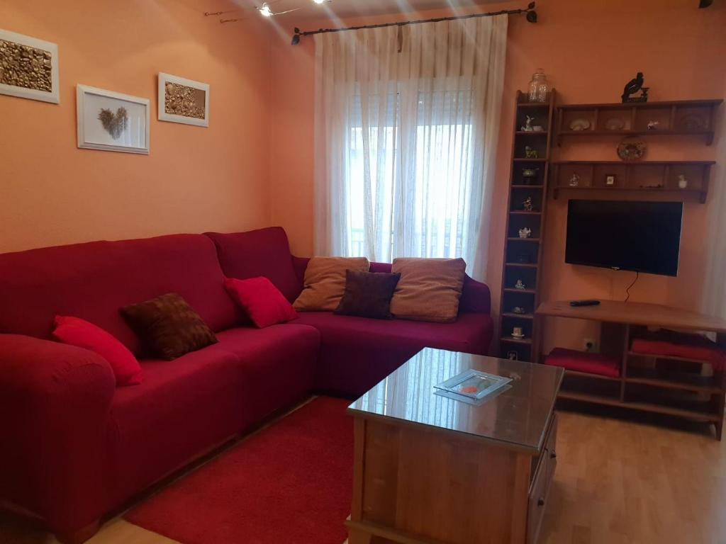 TV a/nebo společenská místnost v ubytování El Pasaje