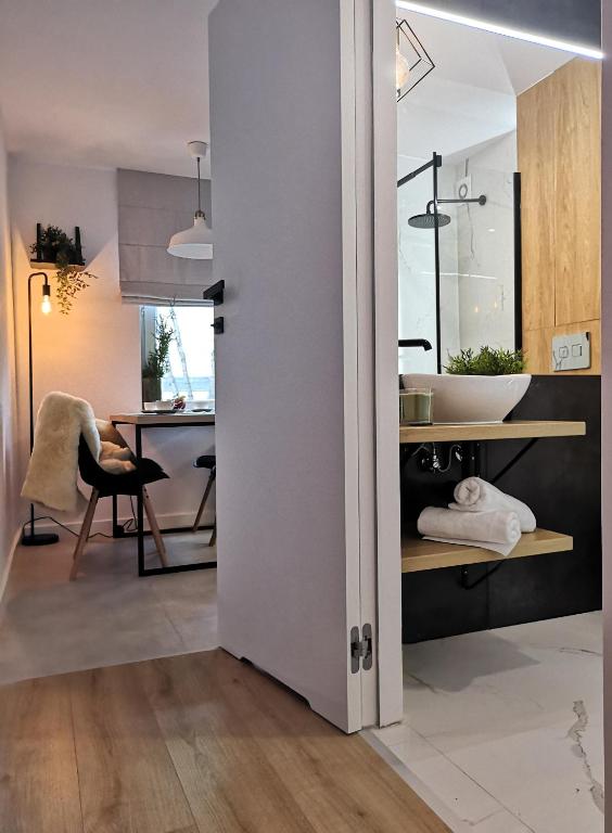 Posteľ alebo postele v izbe v ubytovaní Apartament Liliowa Przełęcz