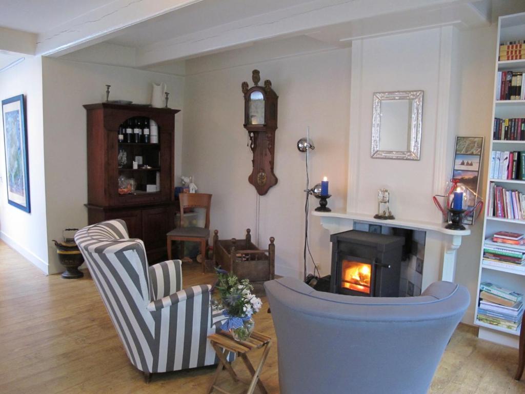 Posezení v ubytování De Thuiskamer in Grou als B&B of Vakantiehuis