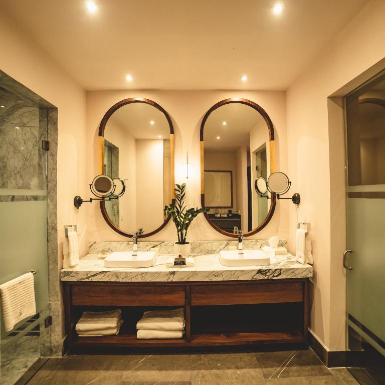 Koupelna v ubytování Casa Raíces Hotel Luxury & Viñedo