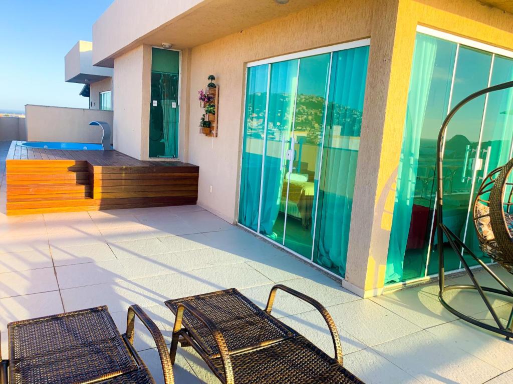  Luxuosa Cobertura com Piscina Praia Grande