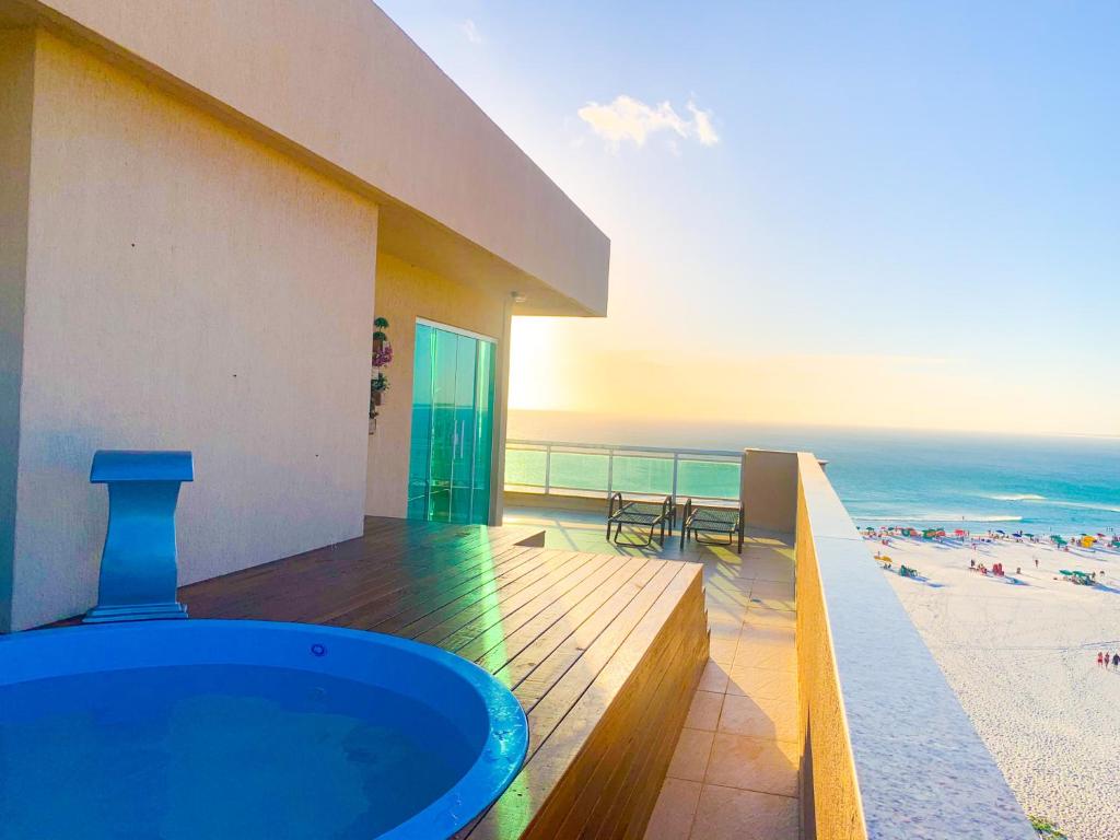  Luxuosa Cobertura com Piscina Praia Grande