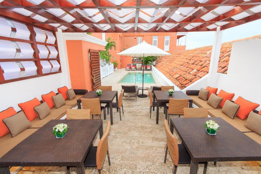 Posezení v ubytování Hotel Boutique Casa del Coliseo