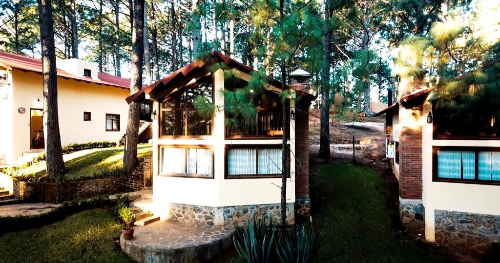 Zahrada ubytování Cabañas Las Morenas Mazamitla