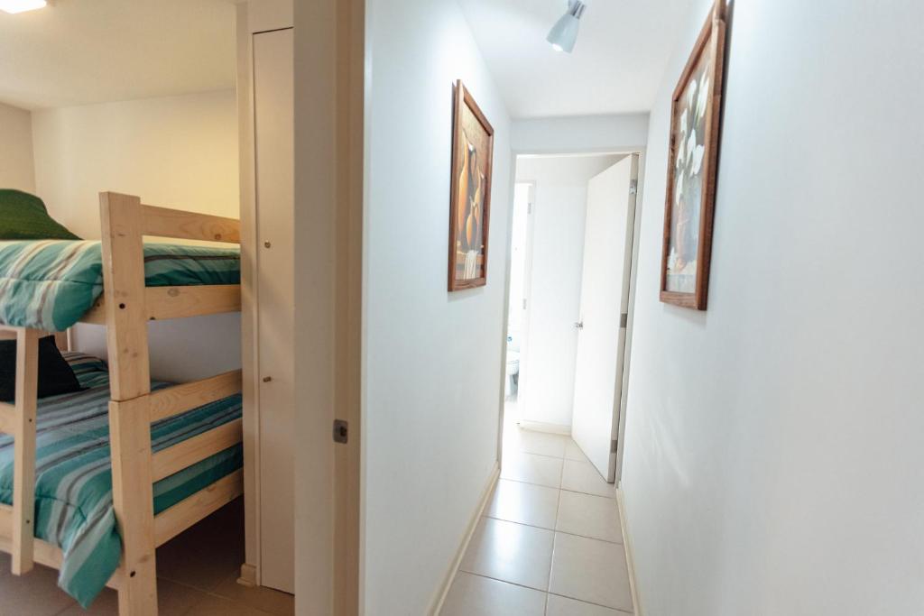 Postel nebo postele na pokoji v ubytování Departamento Algarrobo Norte
