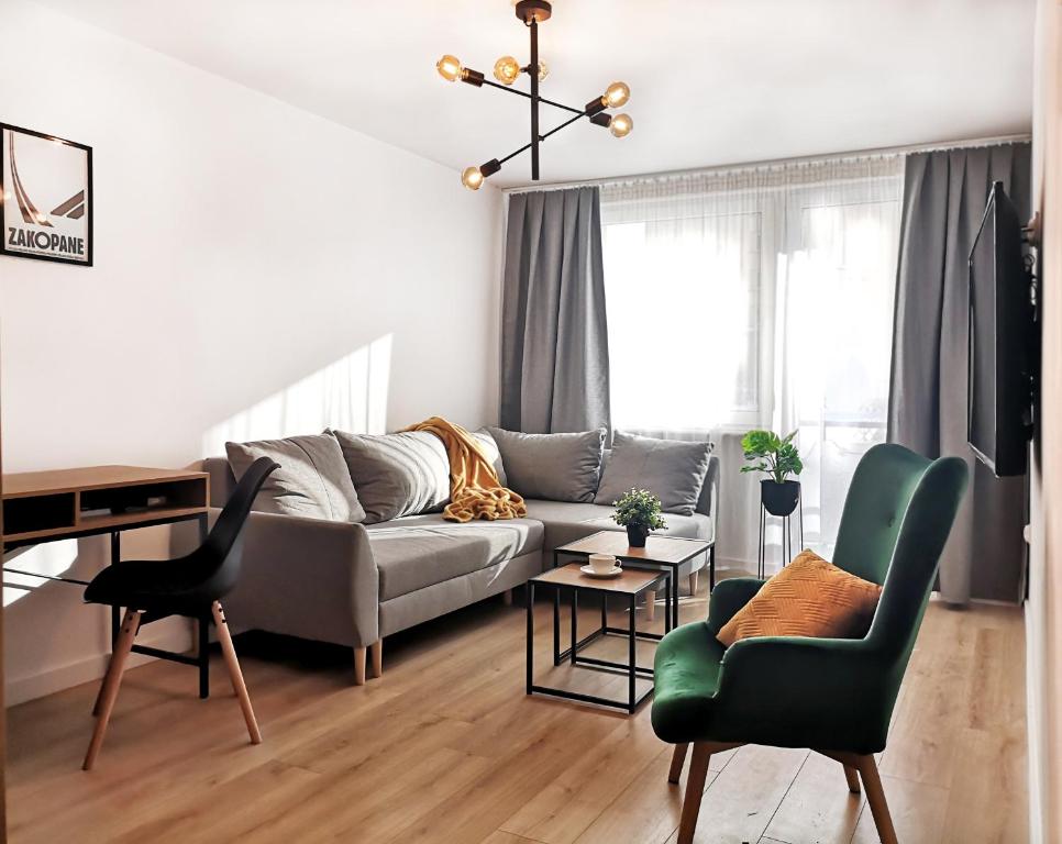 Posedenie v ubytovaní Apartament Liliowa Przełęcz