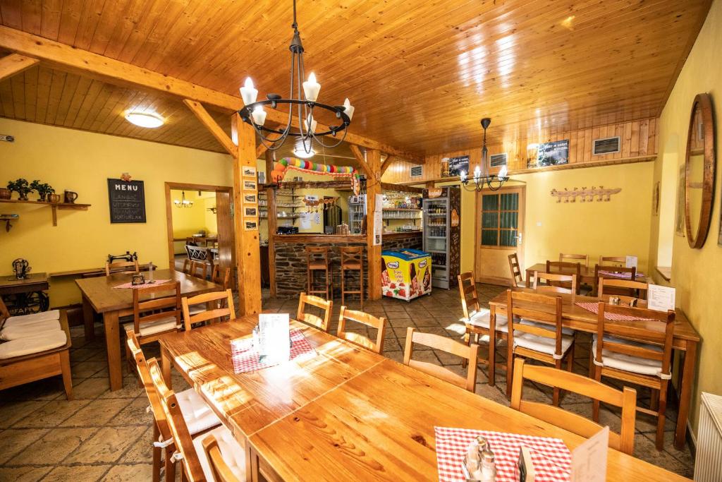 Restaurace v ubytování Wellness Penzion Stonozka