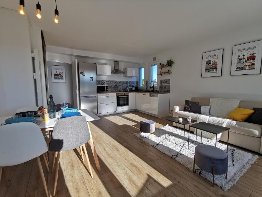 Le Kelenner-appartement bord de mer tout à pieds ou à vélo