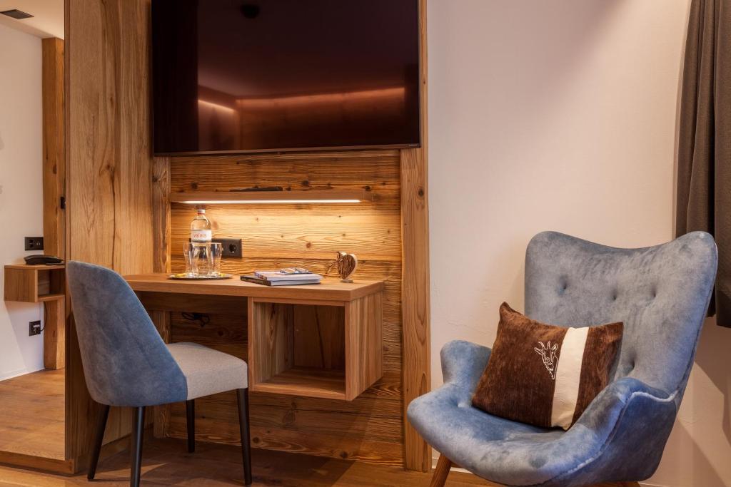 Kuchyň nebo kuchyňský kout v ubytování Silvana Mountain Hotel