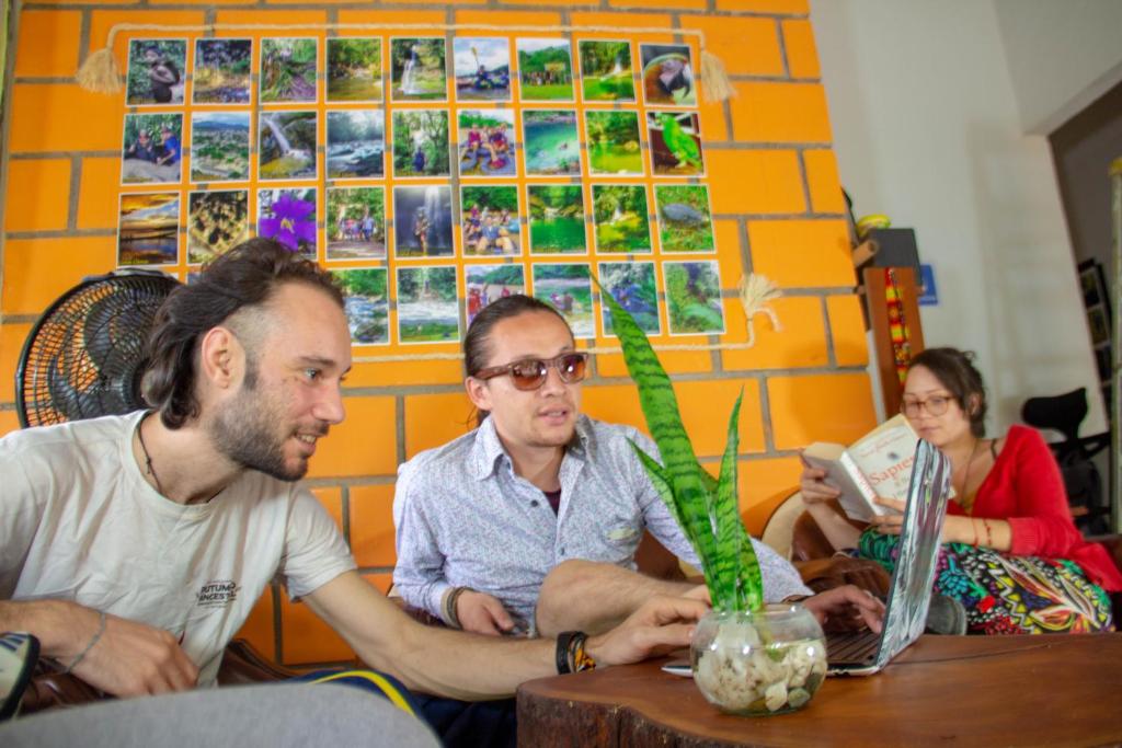 Hosté ubytování Hostal Luna Llena