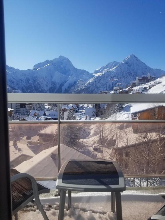 Nespecifikovaný výhled na hory nebo výhled na hory při pohledu z apartmánu