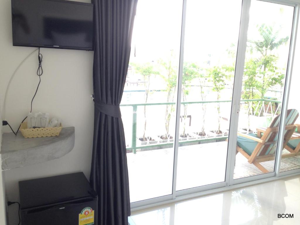 Balkón nebo terasa v ubytování Khun Chaweng Resort