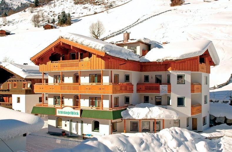 Appartementhaus Arbiskogelblick v zimě