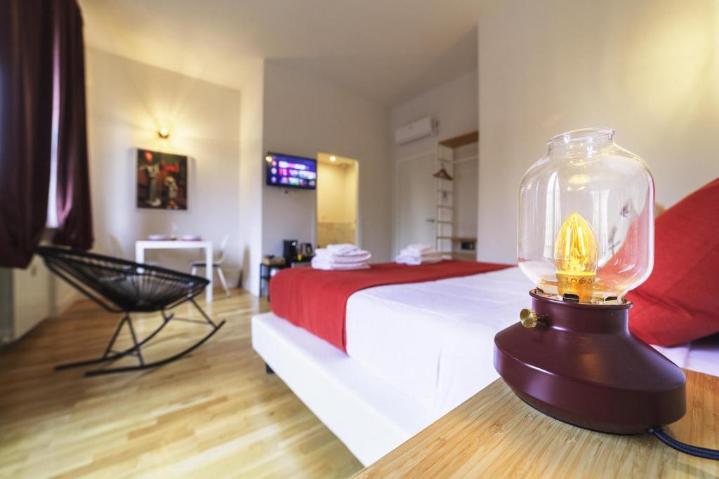 Posteľ alebo postele v izbe v ubytovaní Lavagnini My Place B&B