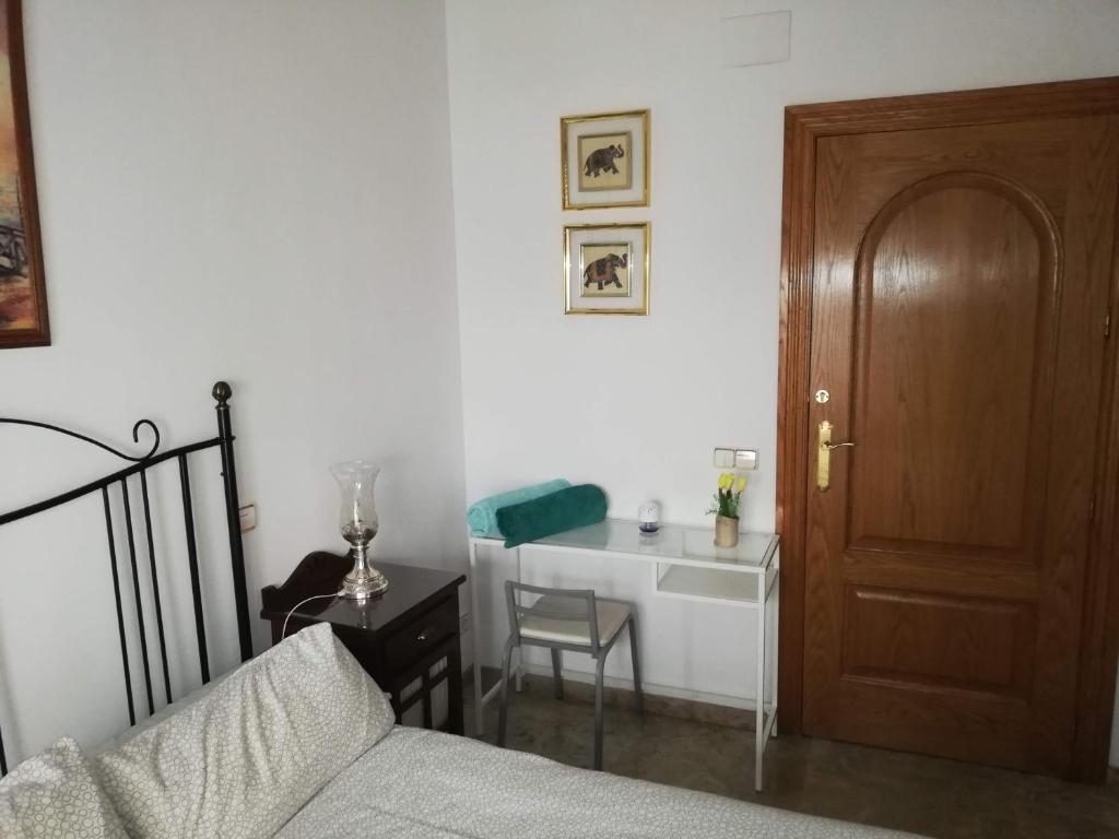 Postel nebo postele na pokoji v ubytování Patio de la Fuenseca