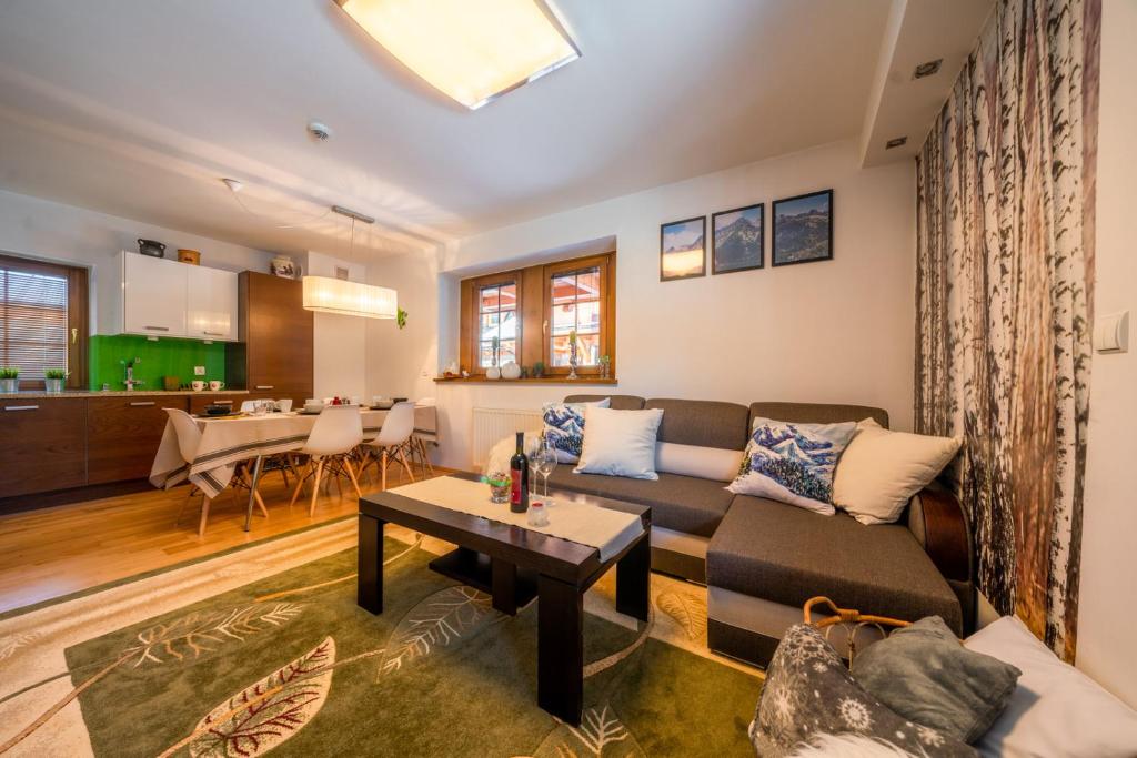 Posezení v ubytování Apartamenty Tatrzańskie Turnie