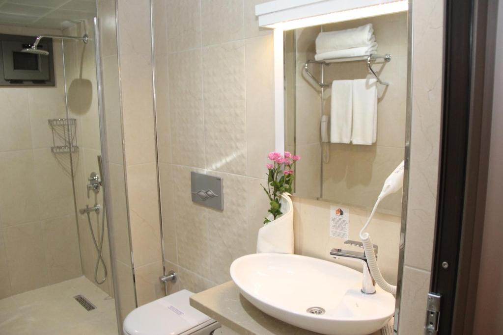 Ванная комната в Devin Otel