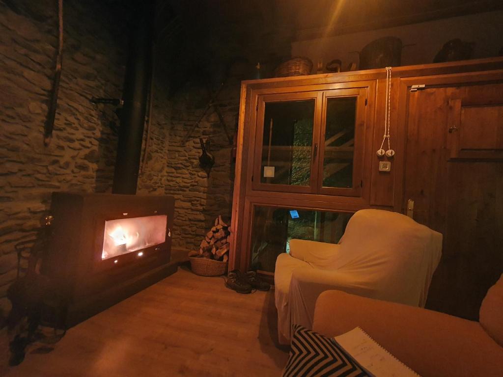 Posezení v ubytování Casa Garrabet