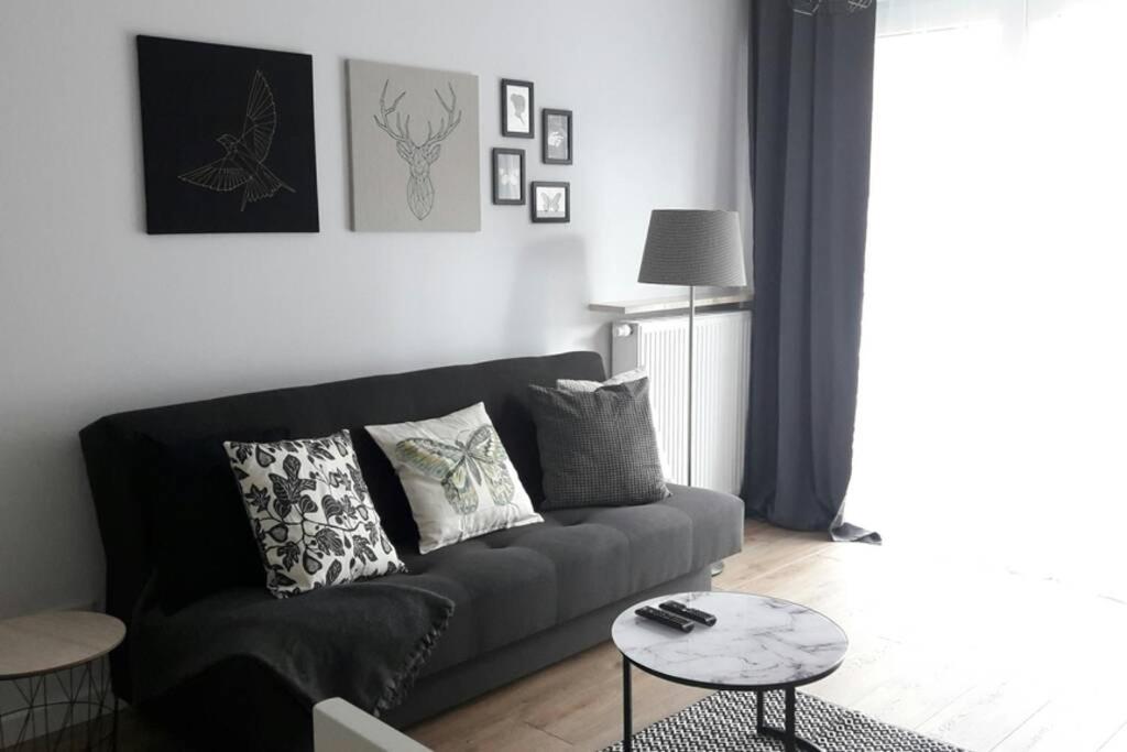 Posedenie v ubytovaní Lux Apartment close to Medicover and Paley
