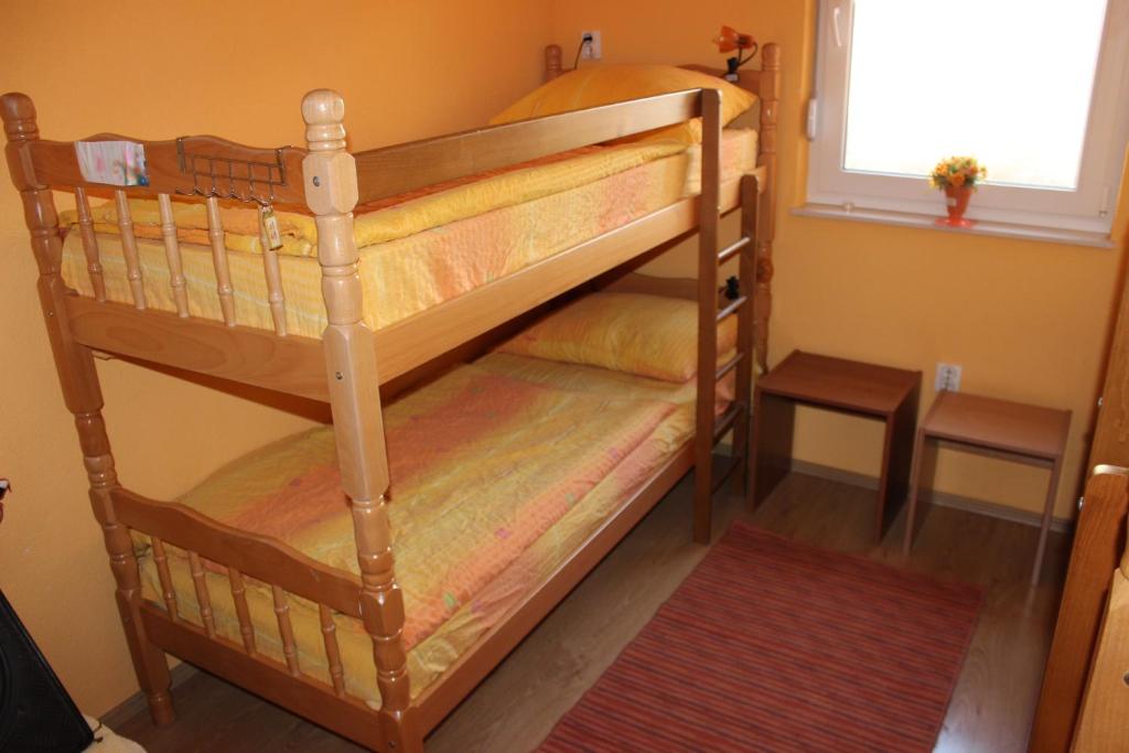 Postel nebo postele na pokoji v ubytování Majdas