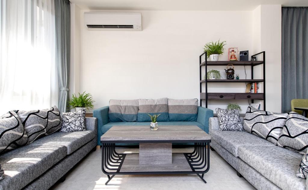 Posezení v ubytování Xu Jia Homestay