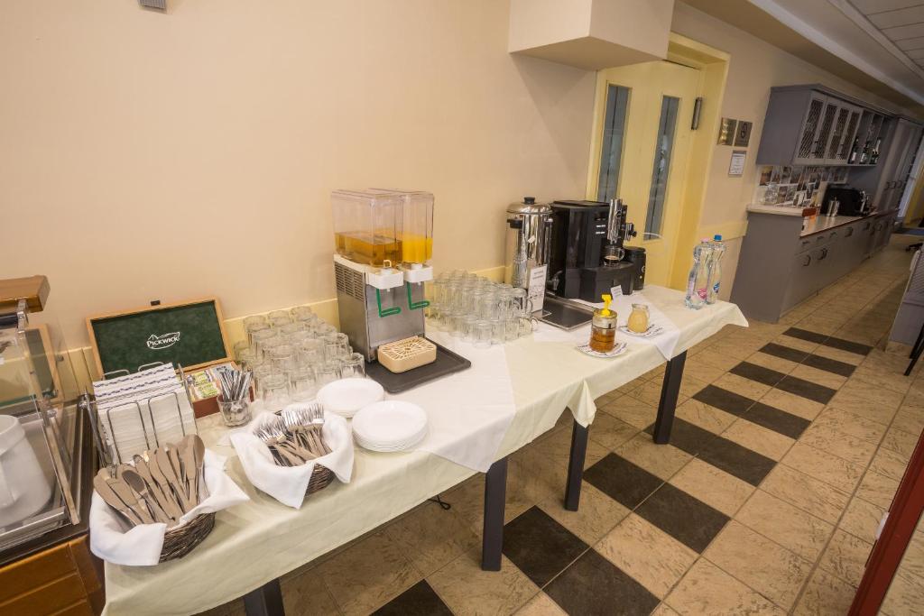 Nápoje v ubytování Hotel Luna Budapest
