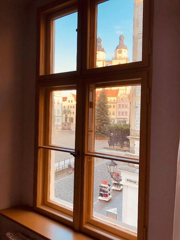 Nespecifikovaný výhled na destinaci Lutherstadt Wittenberg nebo výhled na město při pohledu z hotelu